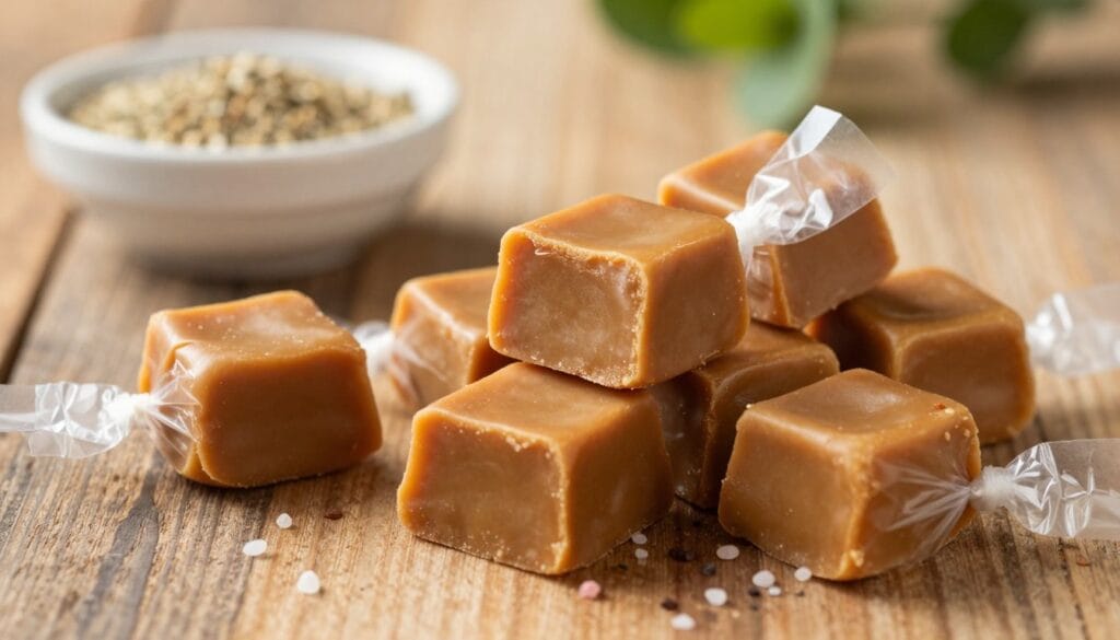 low sugar caramels