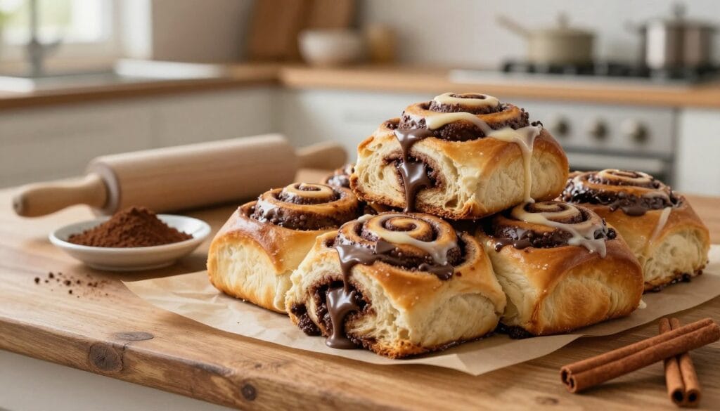 Chocolate Cinnamon Rolls
