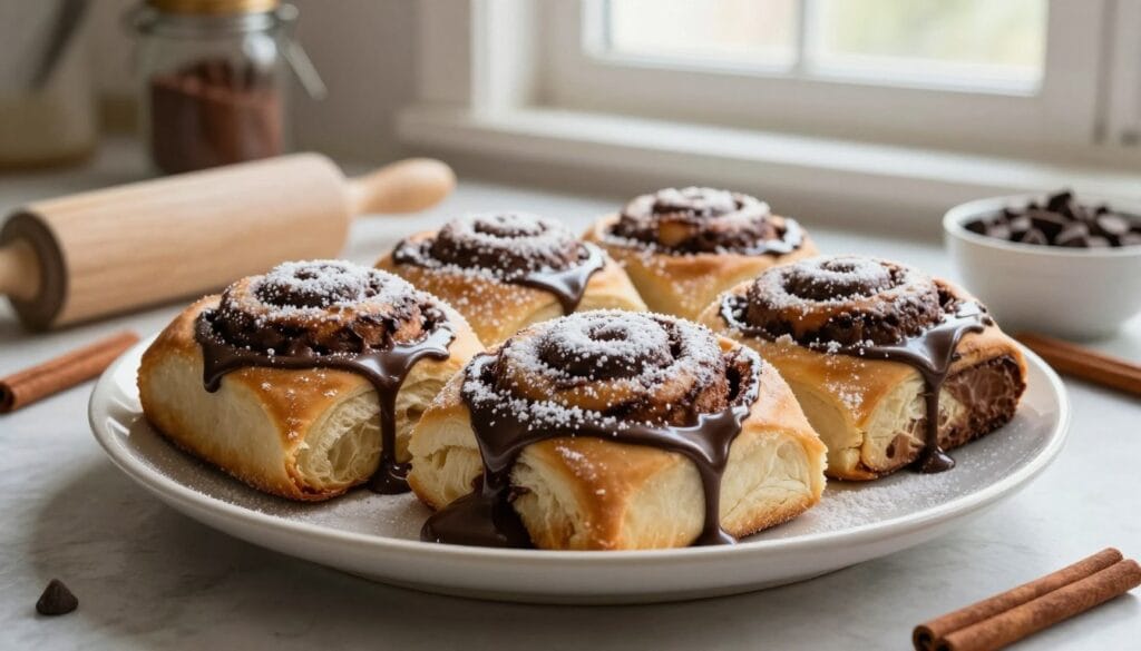 chocolate cinnamon rolls