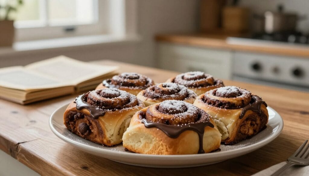 chocolate cinnamon rolls