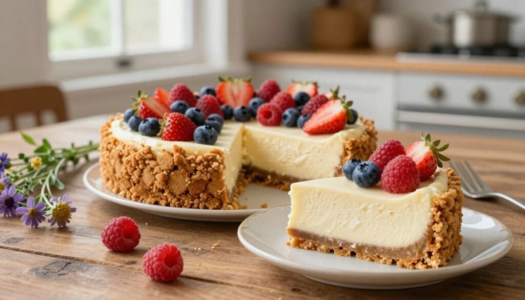 no bake gluten free cheesecake